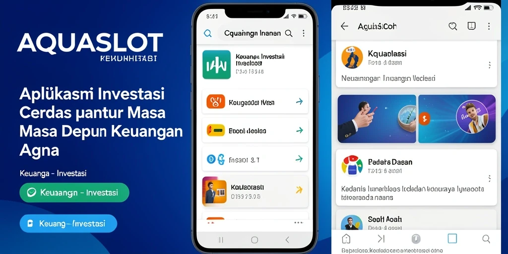 Antarmuka AQUASLOT yang menarik dan fungsional untuk investasi.