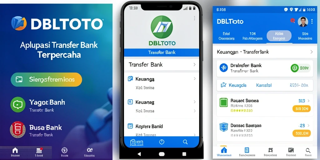 Screenshot utama DBLTOTO dengan tampilan antarmuka Transfer Bank yang user-friendly.