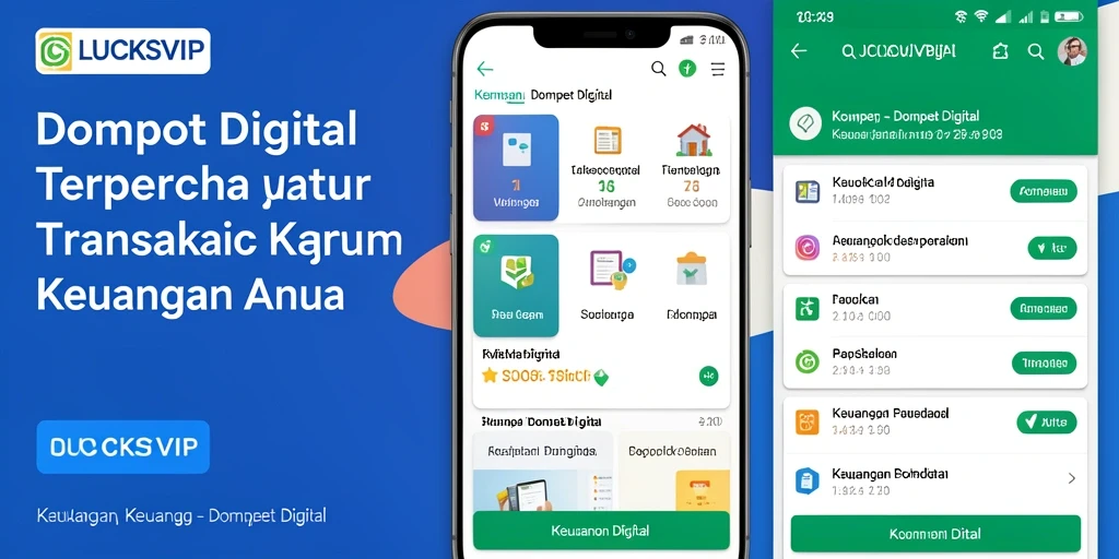 Antarmuka LUCKSVIP yang sederhana dan mudah digunakan.