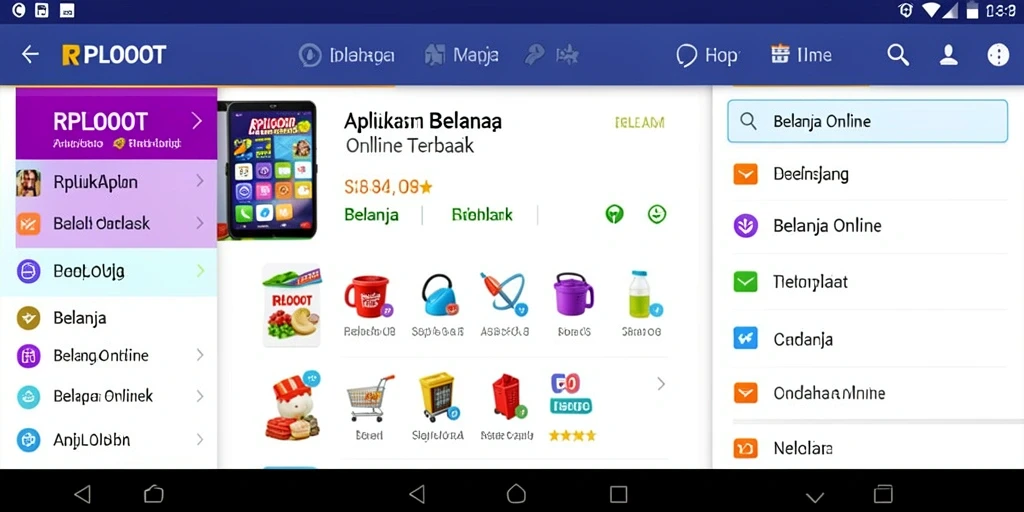 Tampilan antarmuka aplikasi RPLOOT yang user-friendly.
