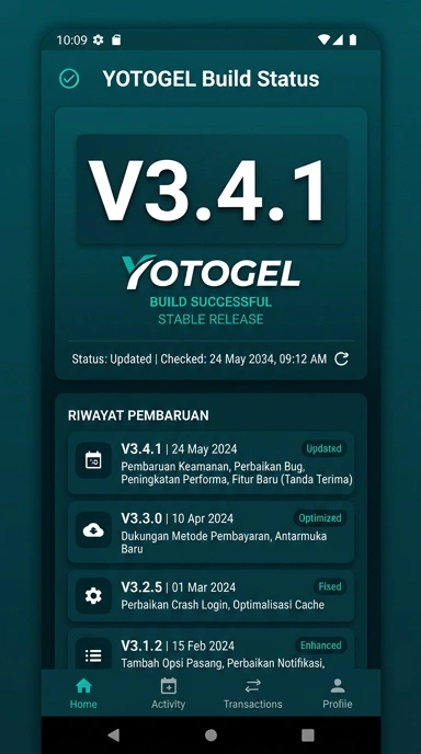 Riwayat Versi Yotogel Terbaru untuk Pengguna Android